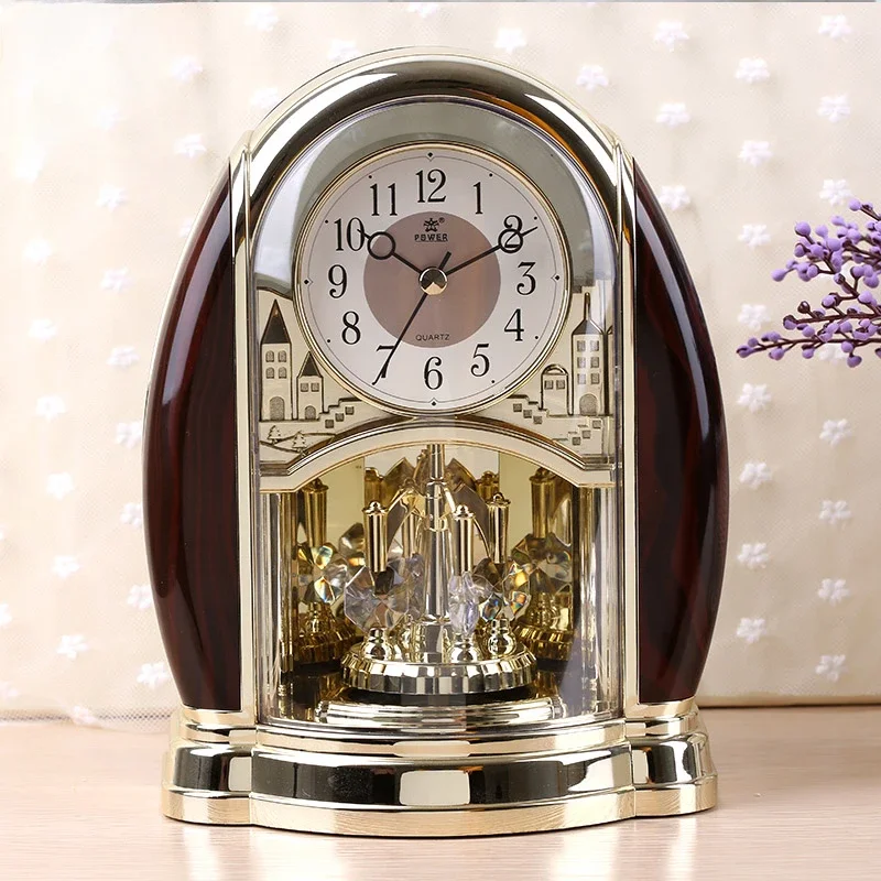 Horloge de bureau itude, pendule silencieuse, décoration d'étude