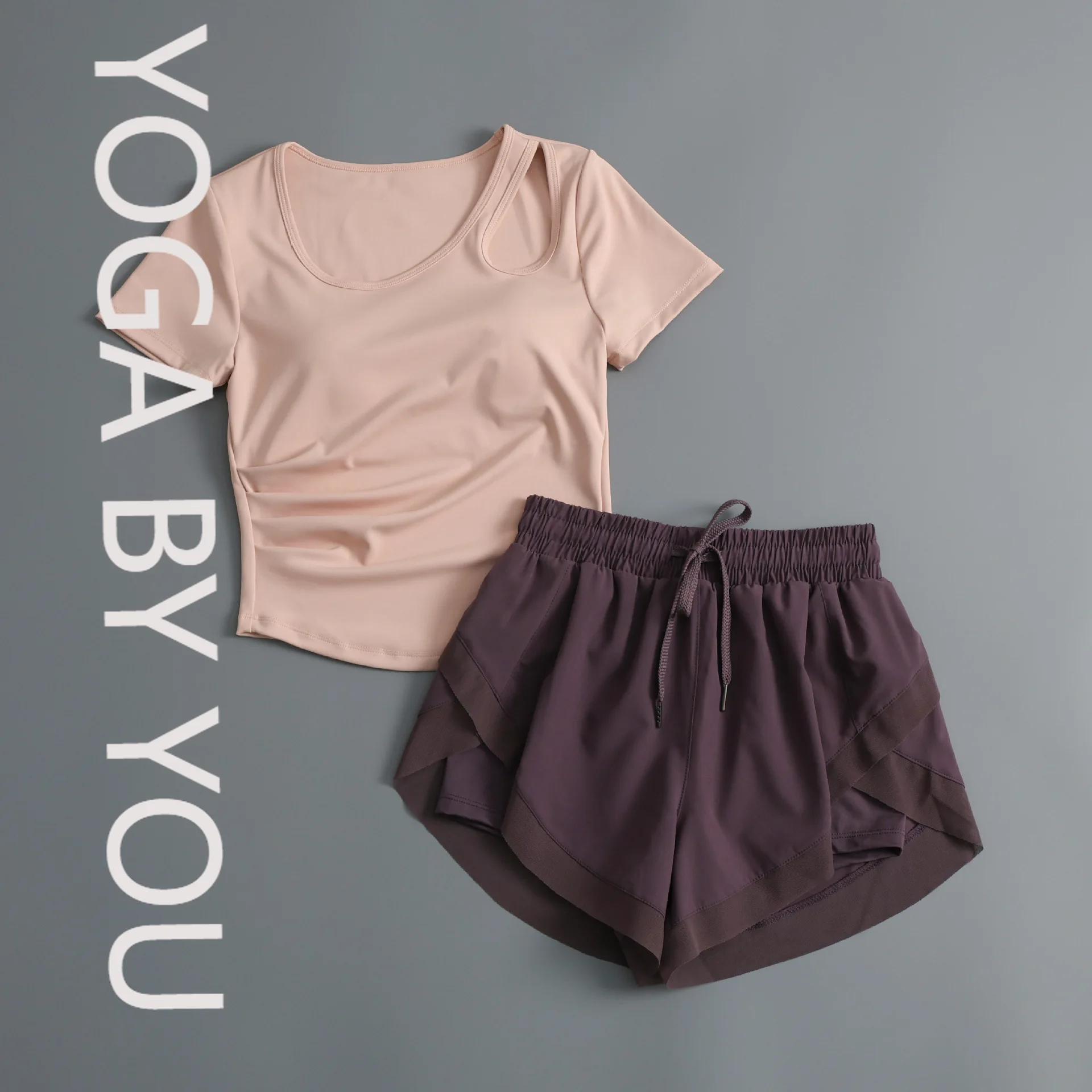 

2025 new badminton jersey, tennis skirt, sports suit, women's summer jichen running, quick-drying fitness clothes, yoga short sl