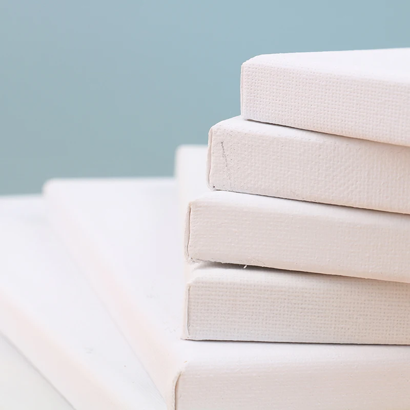 White Blank Square Artist Canvas For Canvas Oil Painting Wooden Board Frame