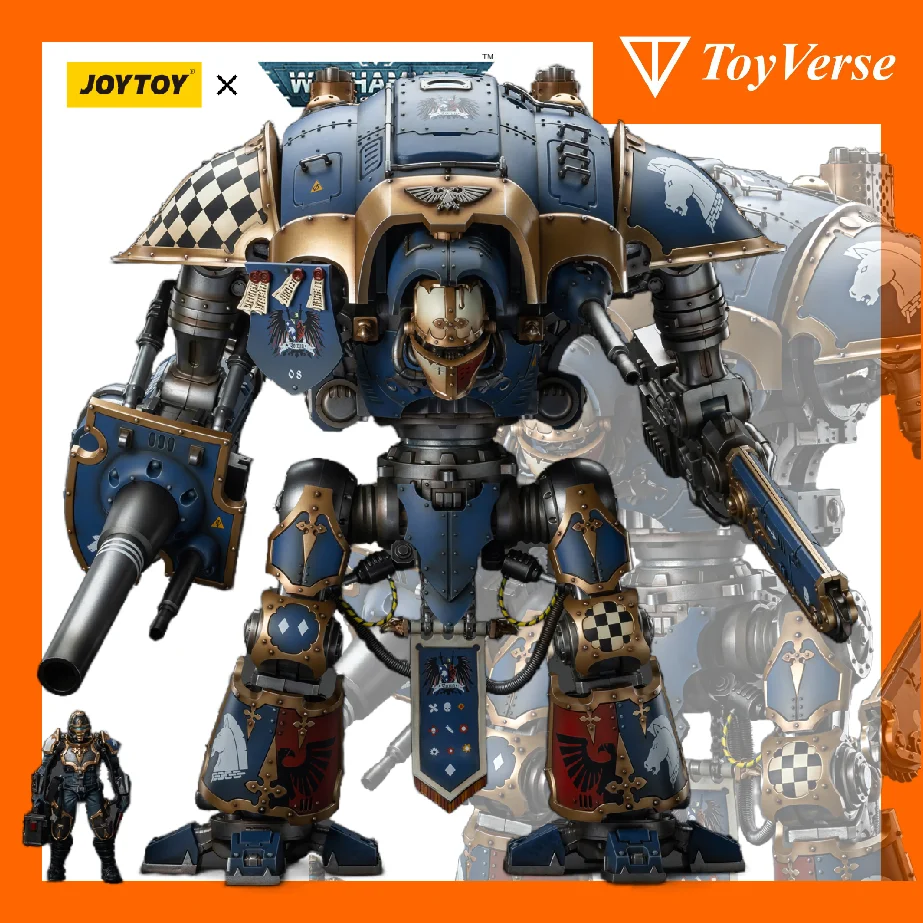 

TOYVERSE 1/18 Scale JOYTOY Warhammer 40K Imperial Knights House Terryn Paladin Poseable Action Figure Toy