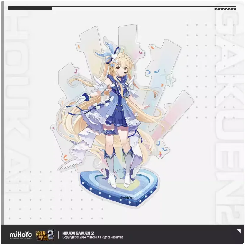 

2024 Anime Houkai Gakuen 2 Twinkle Idol Series Kiana Rita Sin Femirins Laser Acrylic Stand Figure Model Plate Desk Decor Gift