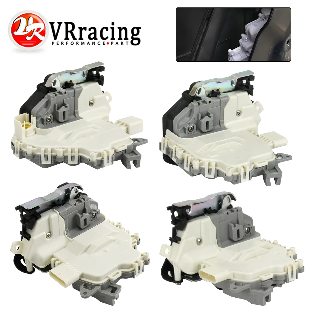 アフターマーケット集中ロック機構、統合型電動7ピンモーター付き、fl-fr-rl-rr側用、アウディb8-a4-s4-q5オールロードモデル用