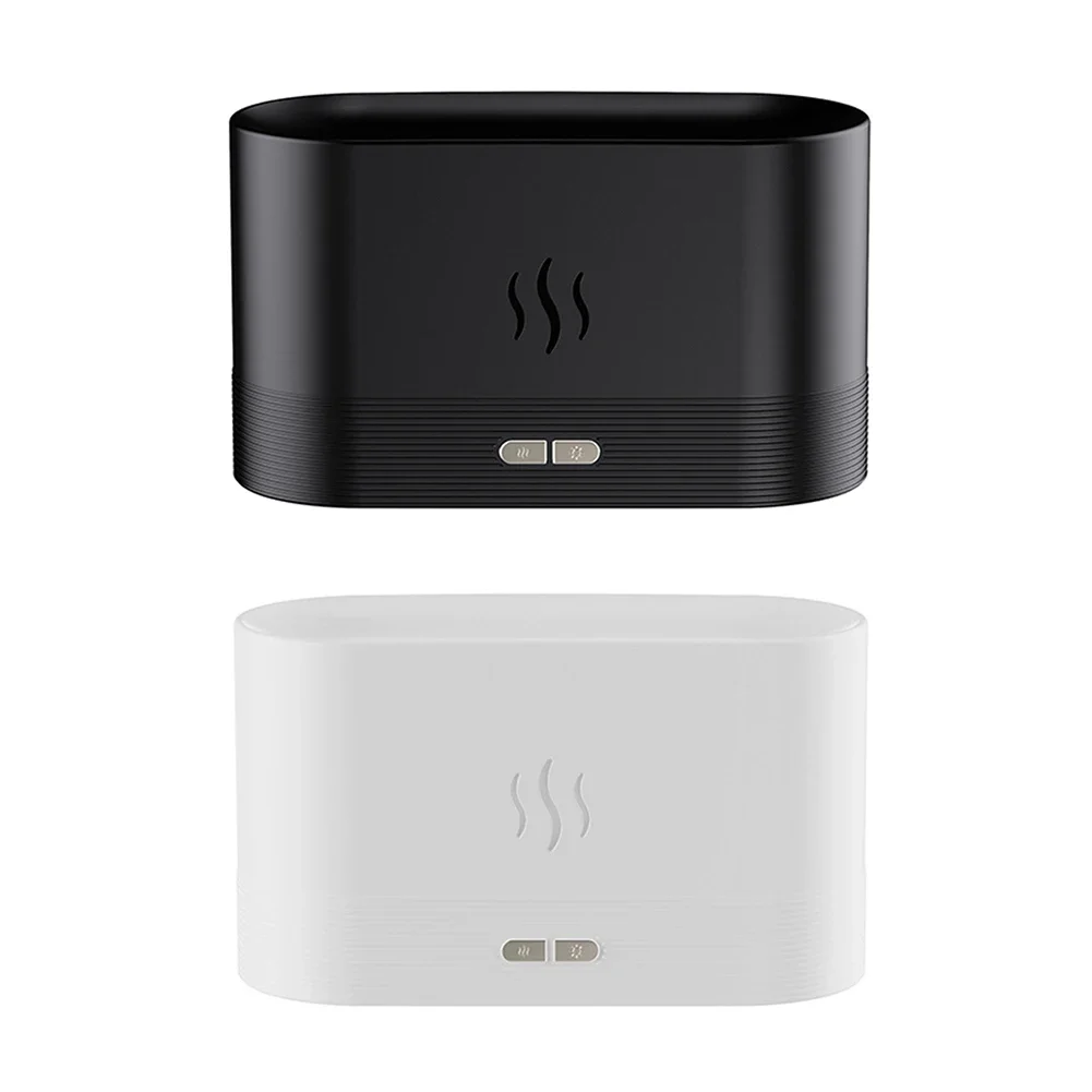 

Car Aromatherapy Oil Humidifier USB Charging Mute Flame LED Night Light Home Bedroom Air Foggy Mist Maker Device