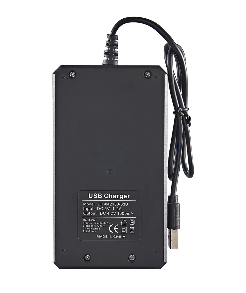 Smart 18650 Charger 3 Slots 4.2V Li-ion Battery USB Independent Charging 18650 18500 14500 16650 26650 Lithium Battery Charger view 5