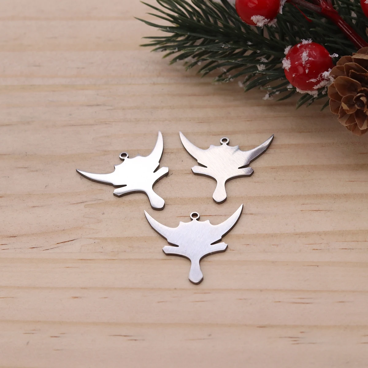 3pcs Warrior Battle Axe Charms Stainless Steel Pendant DIY Bracelet Necklace Earring Craft Jewelry Making Accessories - view 5