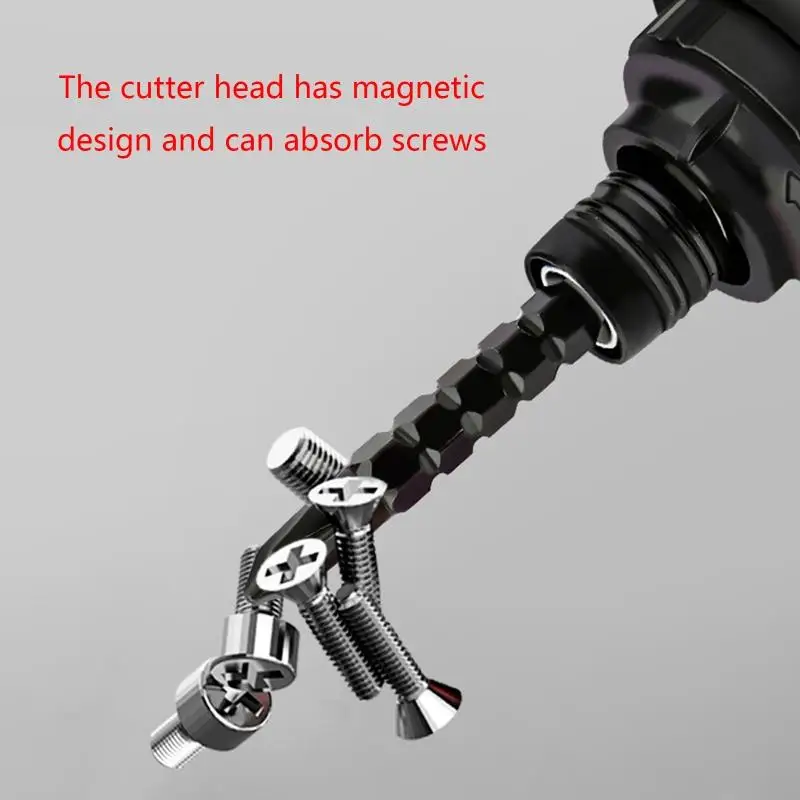 A3PA Ratchet Screwdriver for Cross Bit Adjustable Double for Head Screwdrive