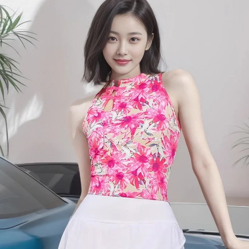 The New Chinese-style High-end Sportswear Top and Pilates Fitness Vest From Northeast Dahua Yoga Wear Are Fashionable Individual