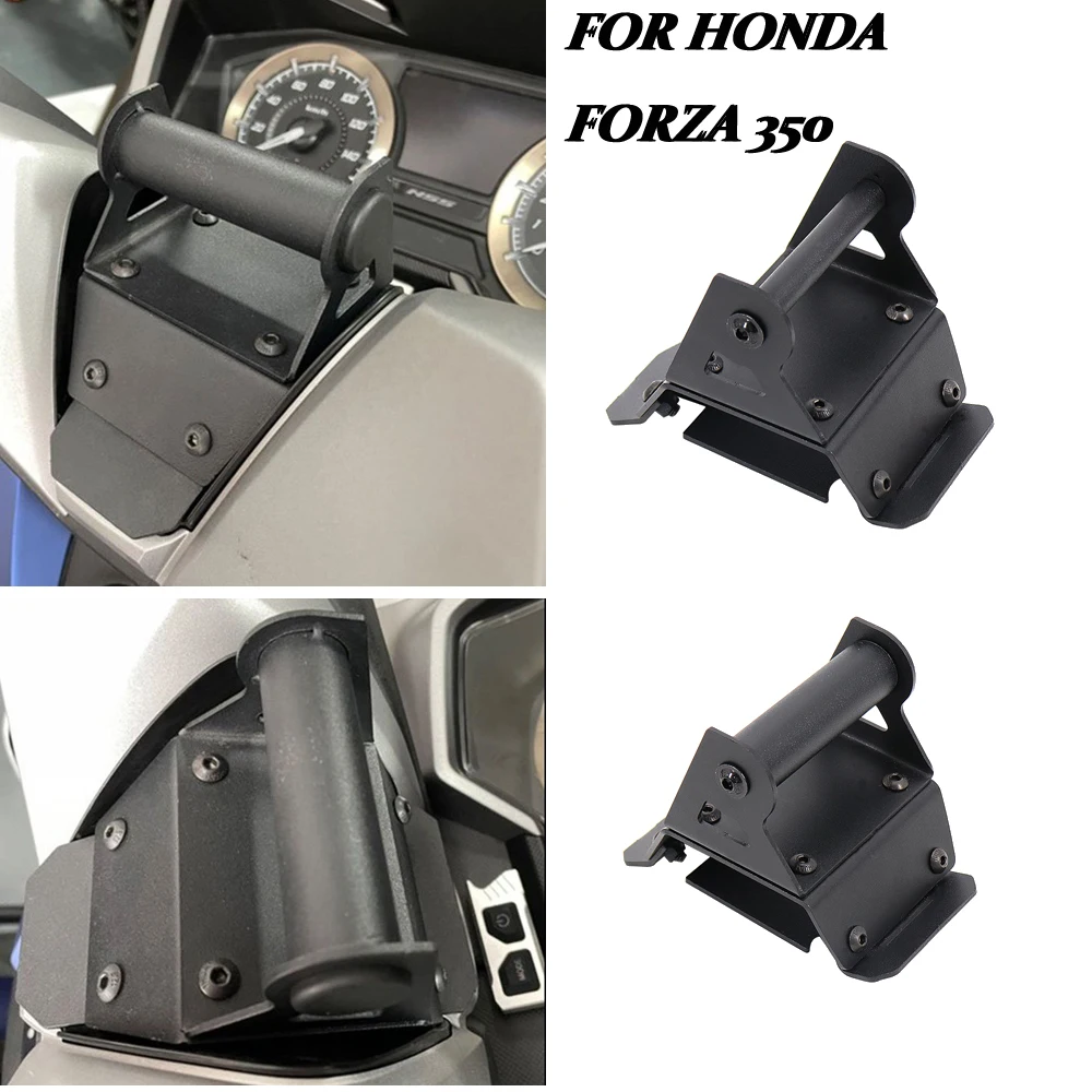 

NEW Motorcycle Accessories Front Mobile Phone Stand Holder Smartphone Phone GPS Navigaton Plate Bracket For Honda Forza 350