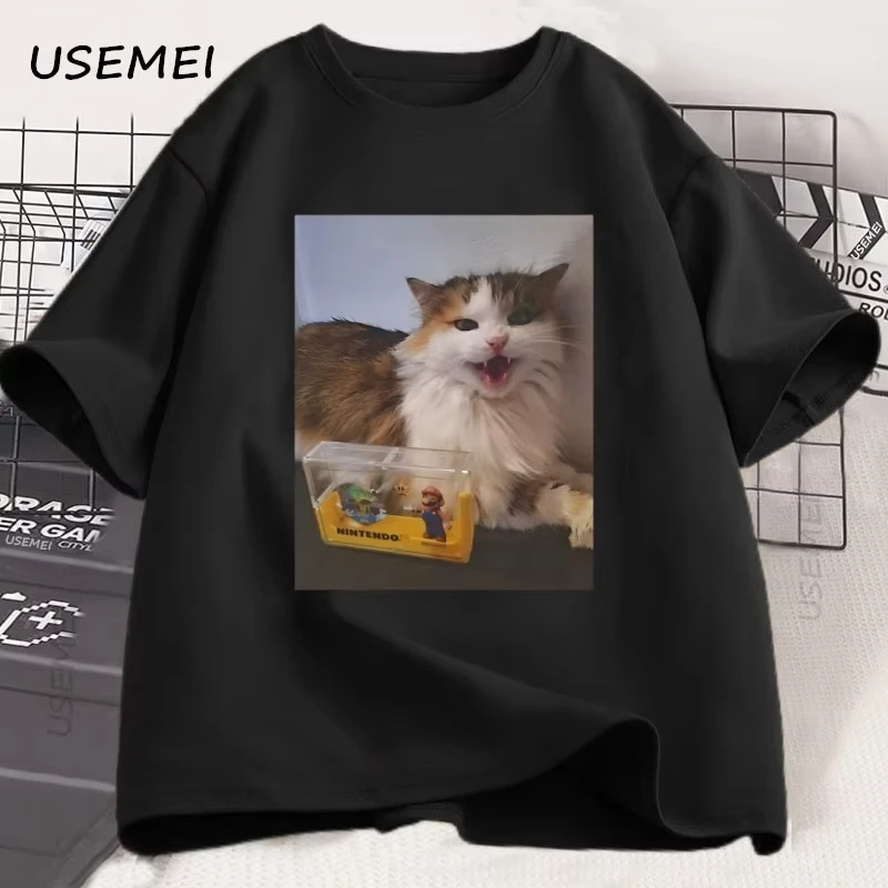 

man clothes Forsaken Skin Love Cat T Shirt Men Women Game Cosplay Tshirt Funny Graphic Tees Breathable harajuku COTTON vintage