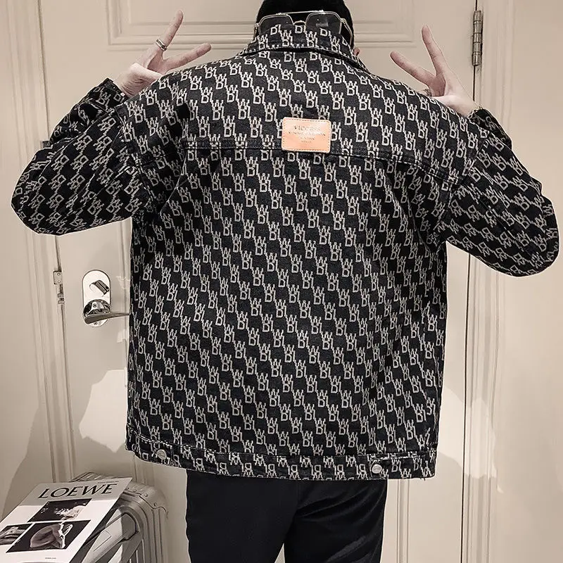 Fashion Stylish Luxury Turn-down Collar Single Breasted Jackets for Men Autumn and Winter Streetwear Casual Coat Men Clothing