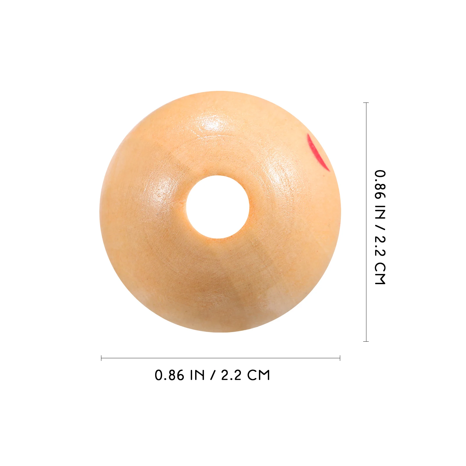 

Wooden Bead Head Smiling Face Beads for Crafting Smile Loose Natural Crafts