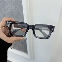 Fashion Vintage Rectangle Clear Lens Classic Eyeglasses Frame Male Elegant Glasses Men Women Transparent Lens
