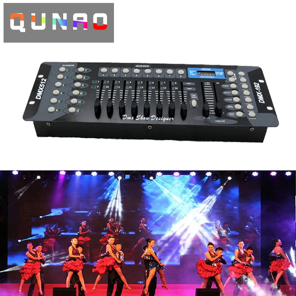 

192 Dmx Controller DMX 512 DJ System Controller Stage Moving Head Light Console 192 Channels DMX512 for Disco Equipment