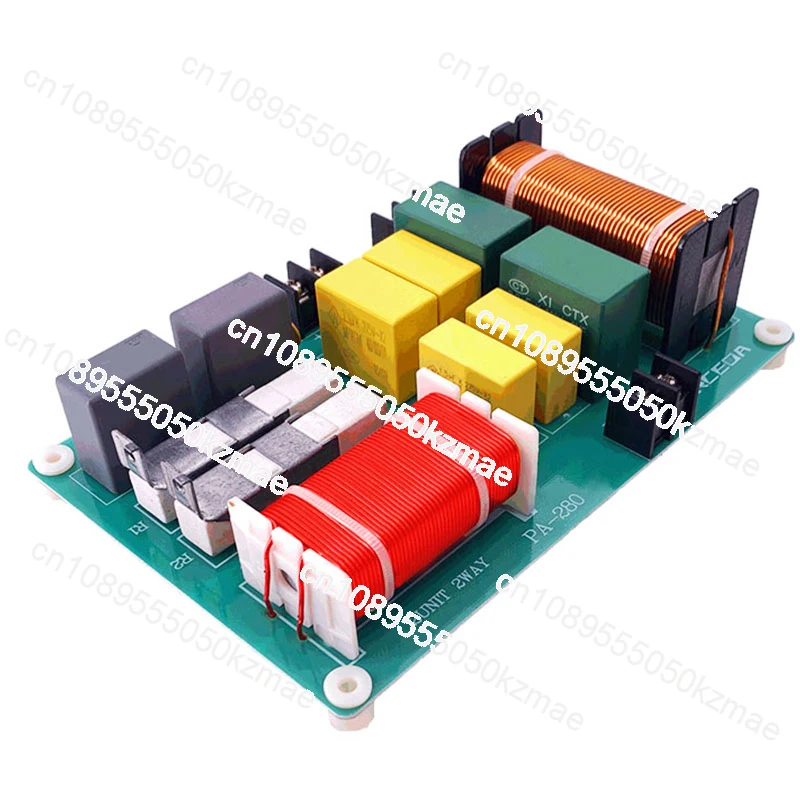 

RCEDA PA280 800 Вт 2-полосный кроссовер для динамиков | Для динамиков 6–18 дюймов, пассивный делитель высоких/низвых частот (Hi-Fi Audio)