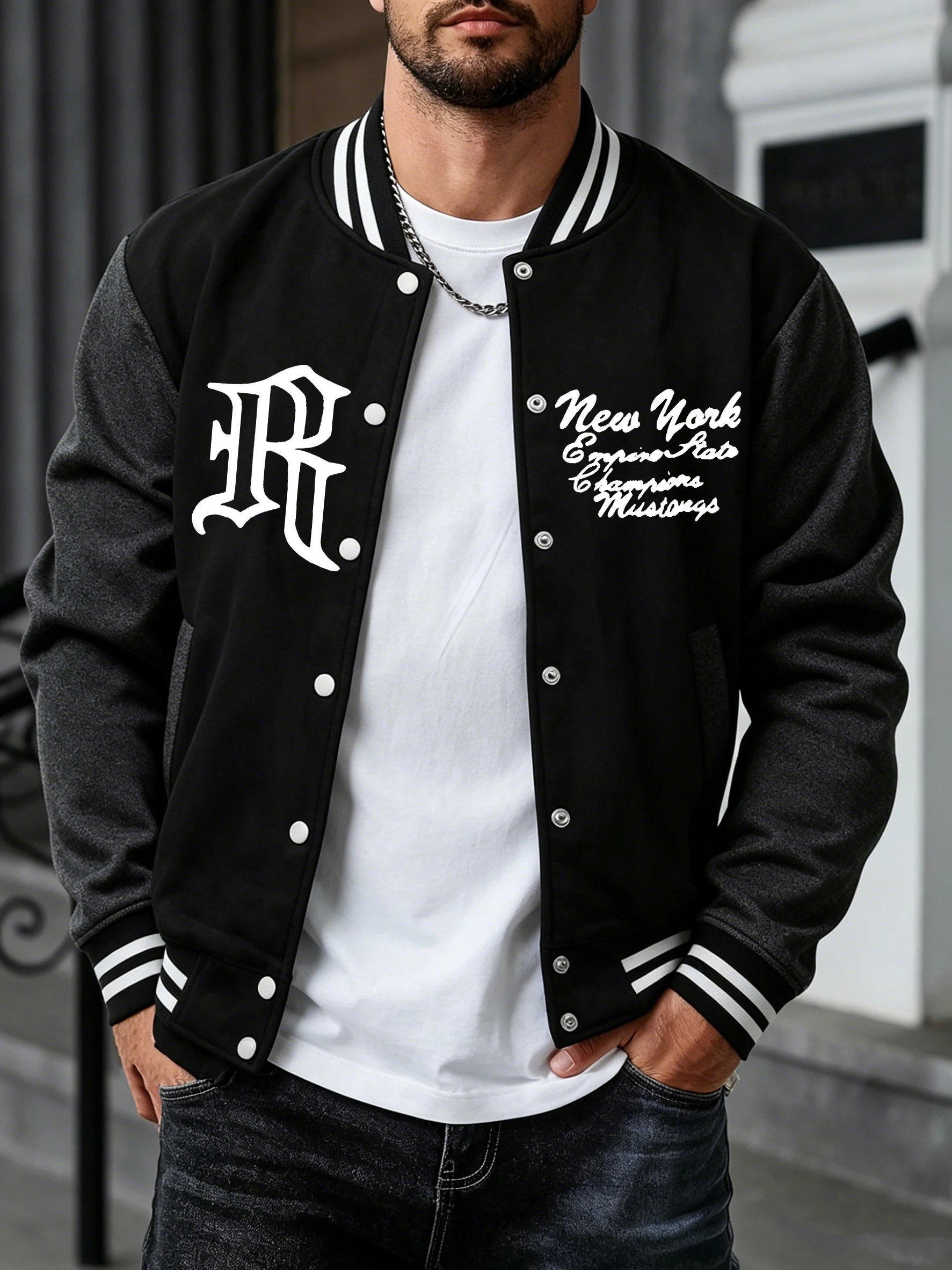 Maglia da baseball con motivo  - Winter Clothing New York recensione e prezzo