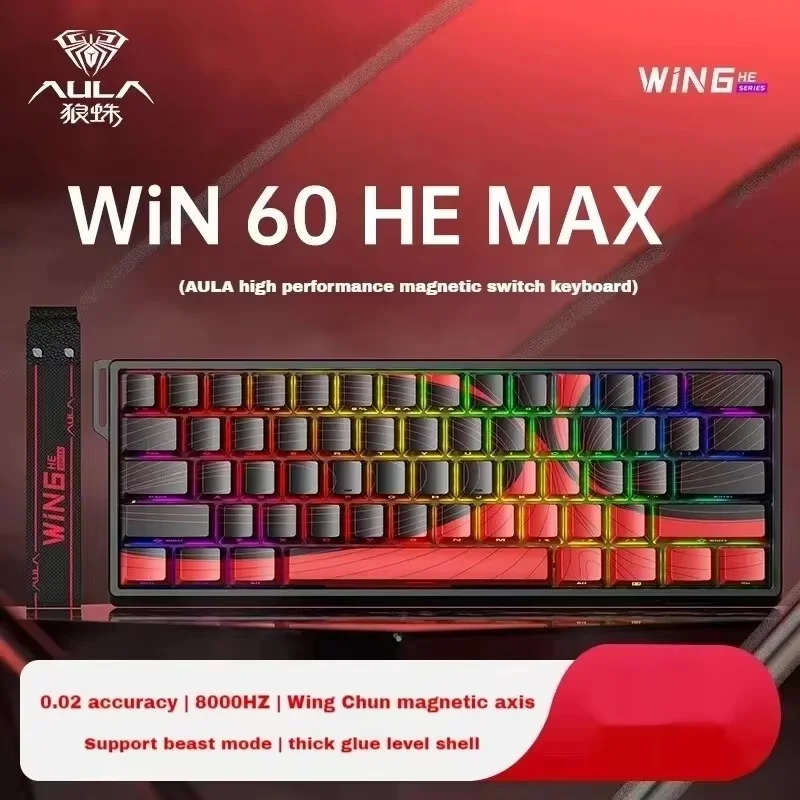 AULA WIN60 WIN68 HE MAX Magnetic Switch Mechanical Keyboard 8K