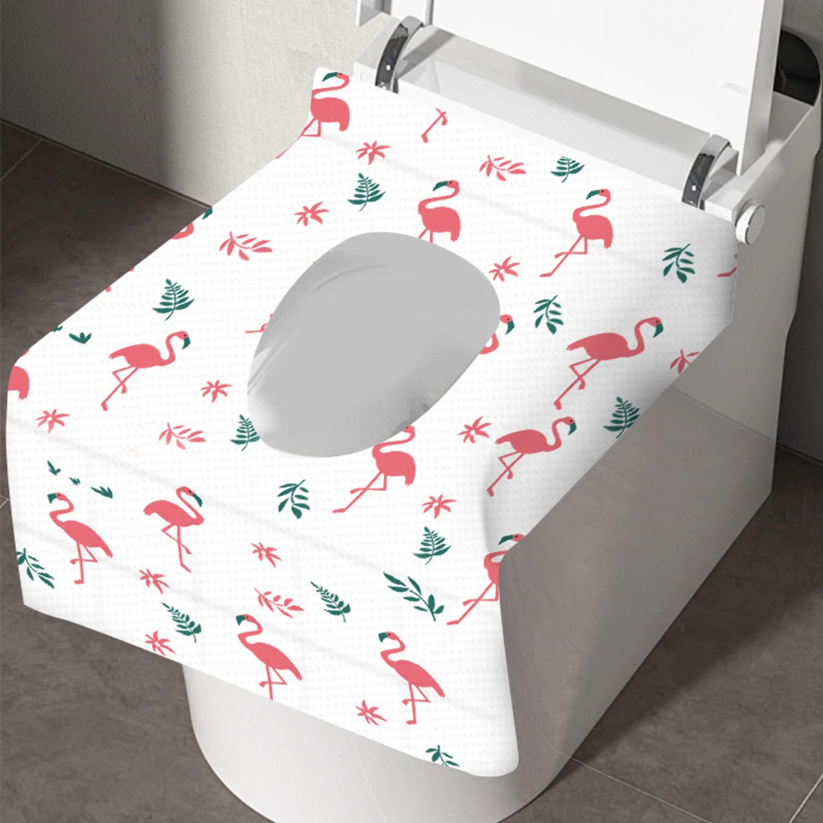 10pcs Disposable Toilet Cover Portable Travel Essentials Lar