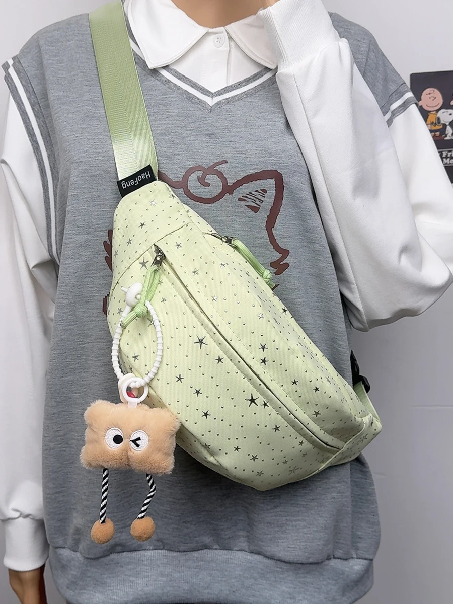 bolsa-de-cintura-leve-transversal-estrela-para-mulheres-bolsa-de-ombro-casual-de-lazer-em-nylon-dobravel-formato-dumpling