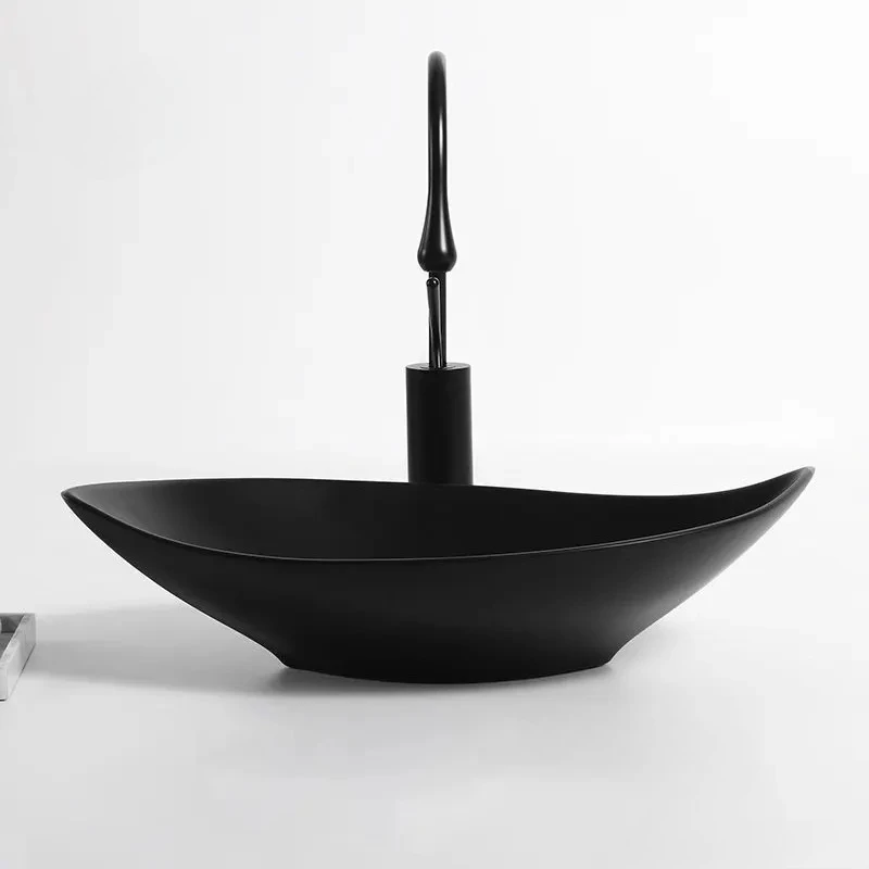 Basin Matte Washbasin Modern Ceramic Bathroom Sink Household Balcony