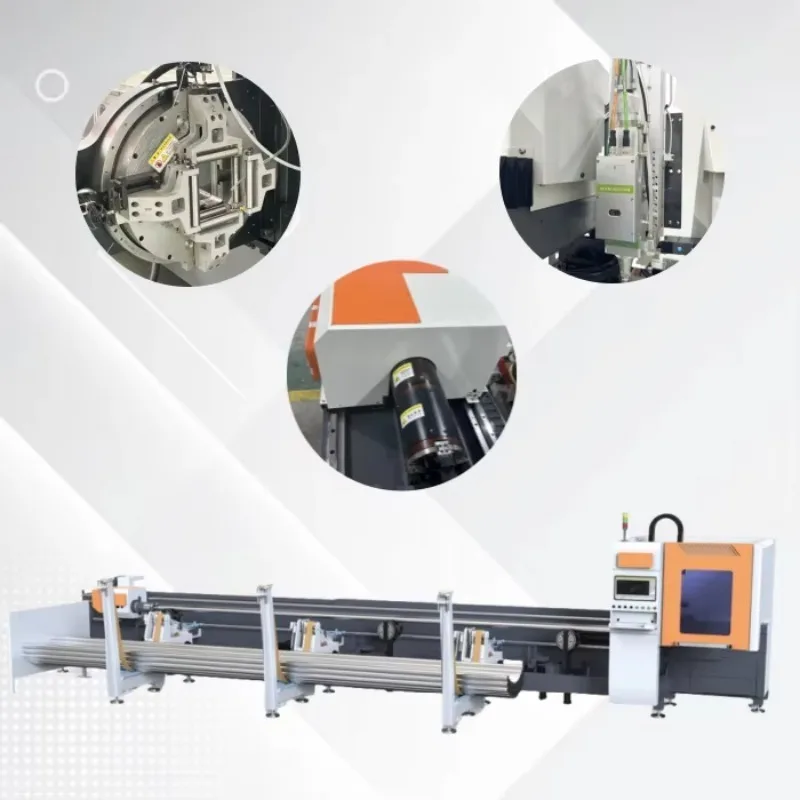 G120C Precision Chucks Side Hanging Automatic Loading Lase r Tube Cutting Machine for Cutting Metal Tube