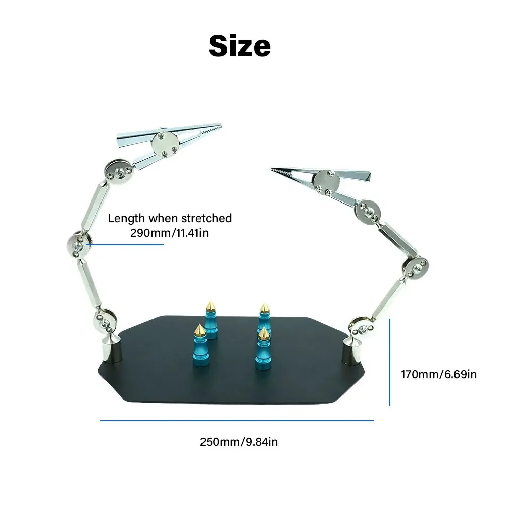 Circuit‑Board Fixing Support Structure, Auxiliary Tool for Mobile Phone Repair and Jewelry Welding Table Repairs