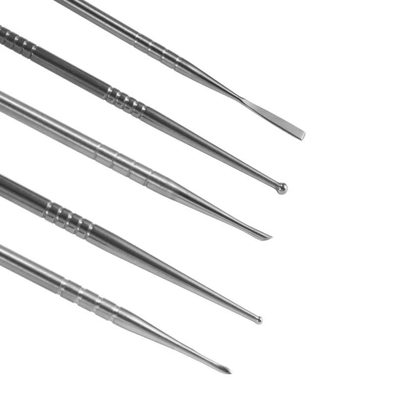 10Pcs Stainless Steel Clay Sculpture Engrave Tools for Modeling Carving Crafts Ceramic Sculpting Tools-A50M