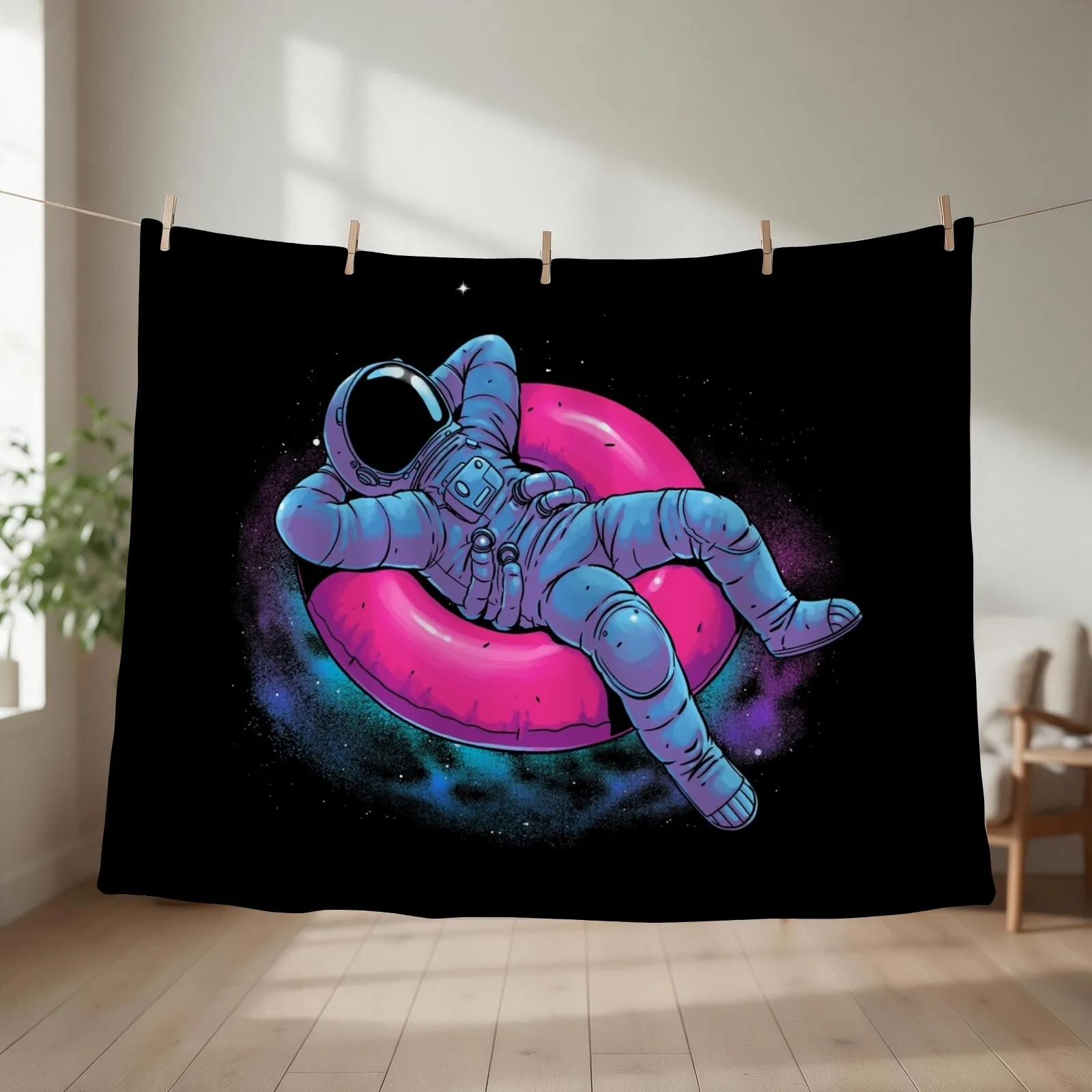 Floating dream Throw Blanket