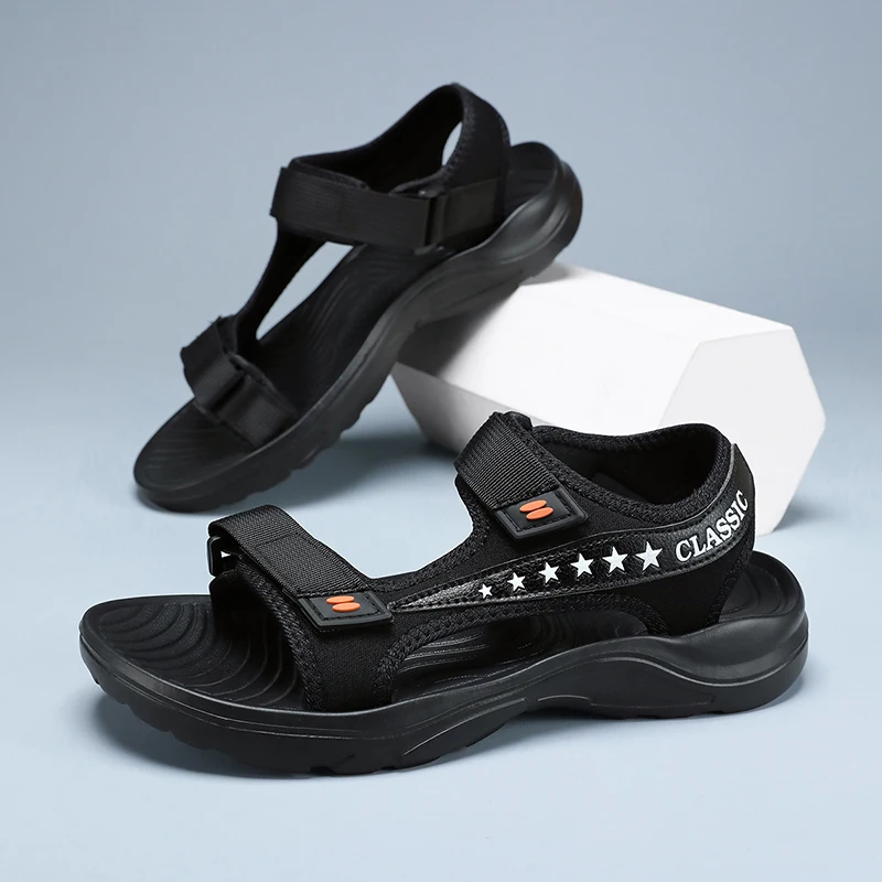 

Men's comfortable breathable sandals summer sports dual-purpose beach sandals Roman sandals oversized outdoor driving slippers47