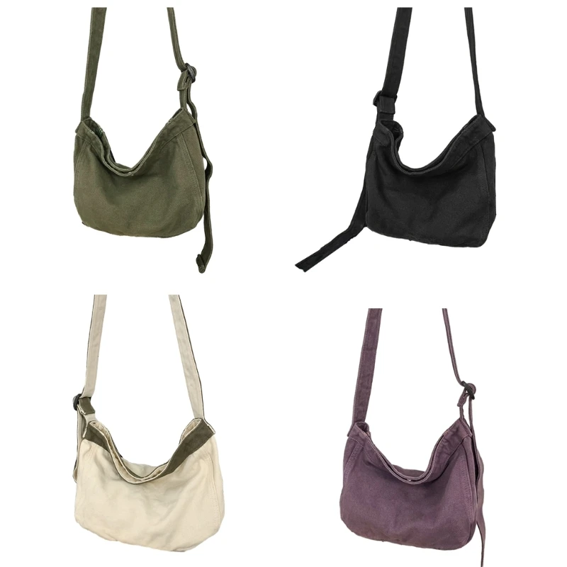 Bolso de hombro de gran capacidad para mujer, bandolera de estilo japonés, bolso de compras, bolso de mano escolar, novedad de 2023