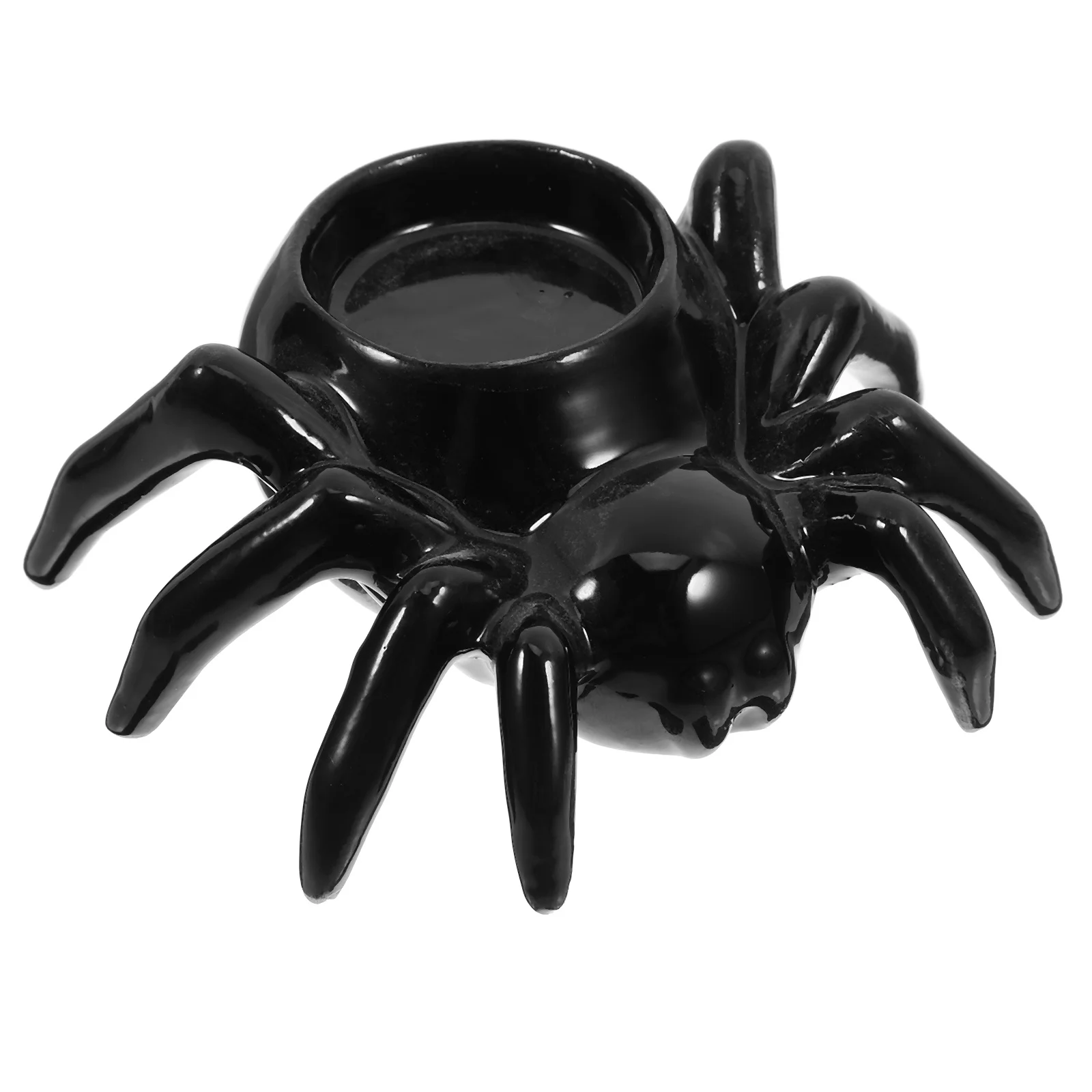 

Ceramic Holder Halloween Style Retro Design Lightweight Easy Carry Home Hotel Decoration Halloween Holder