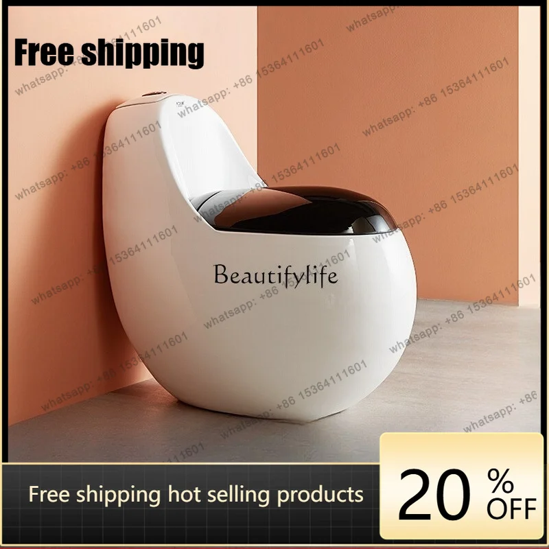 Factory Direct  Creative household toilet toilet art round siphon toilet