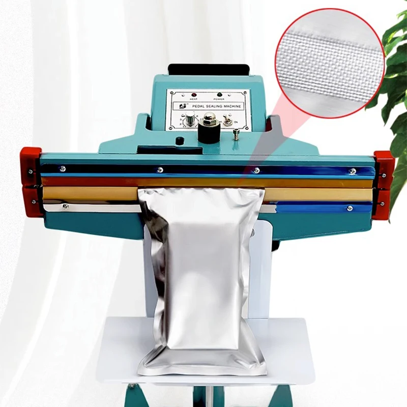 Foot-Operated Wide Side Single & Double Sided Heating Sealing Machine for Composite Aluminum Foil And Plastic Bag Packaging