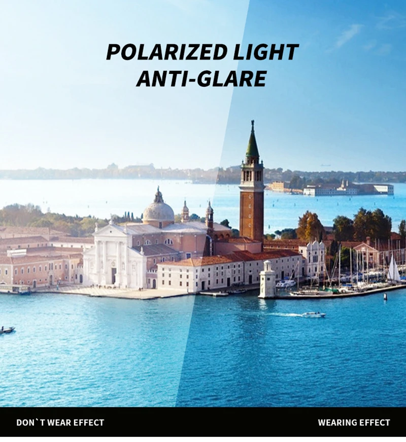 Stilvolle Polarisierte Sonnenbrille Männer Frauen Klassische Quadratische Männliche Sonnenbrille Mode Im Freien Fahren Shades UV400 – Detail 4