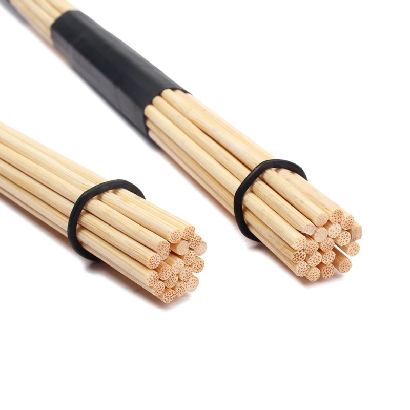 Jazz Drum Sticks with Smooth Grip Durable Bamboo Drumsticks Gift for Men Women