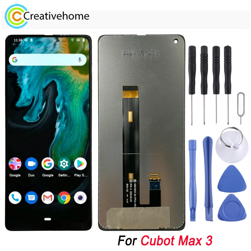 

ЖК-экран 6,95 дюйма для Cubot Max 3 Phone HD +, дисплей и дигитайзер, полная сборка, Запасная часть