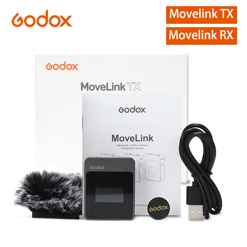 Godox MoveLink TX and RX: The Ultimate Wireless Lavalier System for Mobile Creators Using Moderx