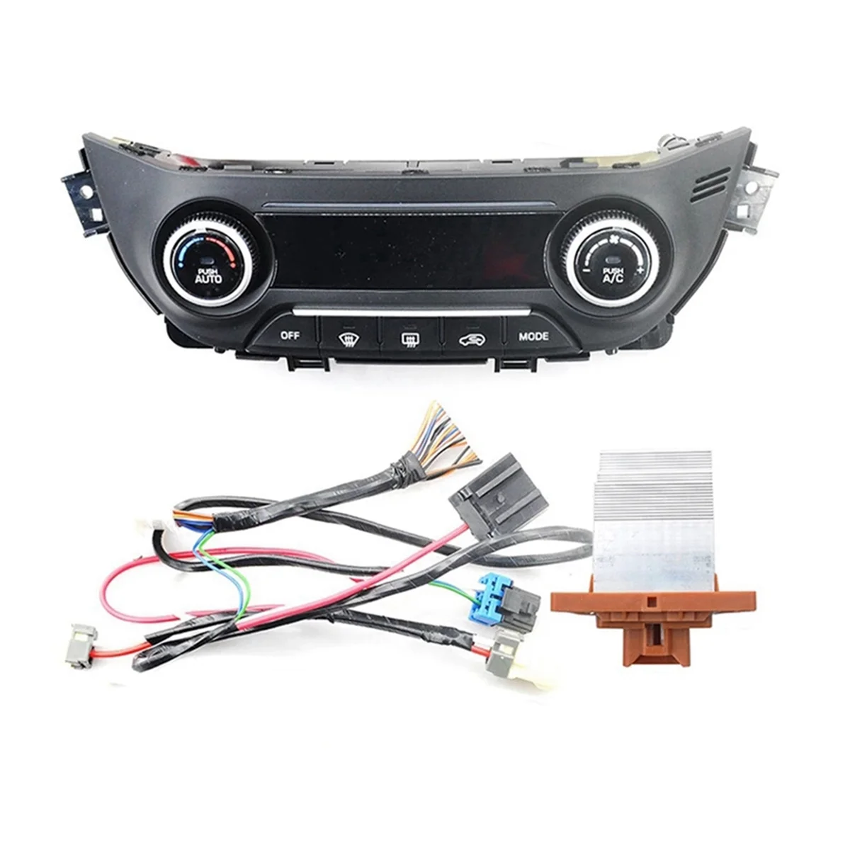 Kit de montaje de Panel de aire acondicionado automático con interruptor de CA de Control de calentador para Hyundai IX25 Creta 97250-C9210 97250-C9600