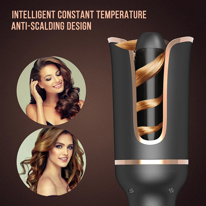 Auto Hair Curler Automatic Curling Iron Rotating Styling Tool Hair Iron Curling Wand Air Tourmaline Ceramic Heater Hair Waver