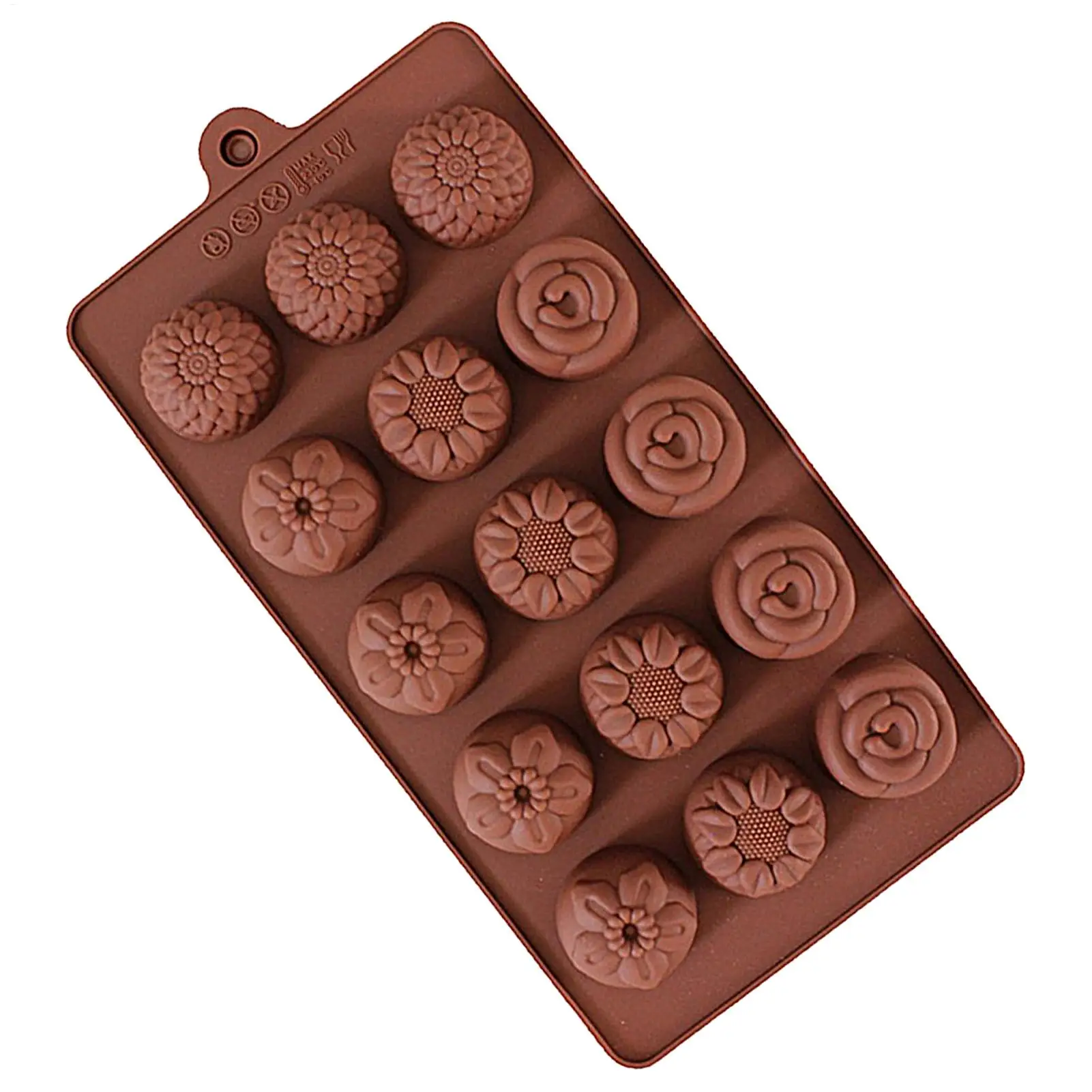 Chocolate Bar Mold Waffle Making Silicone Handmade Mold Non-Stick Reusable Candy Mold Kitchen Baking Tools Reusable Candy Mold