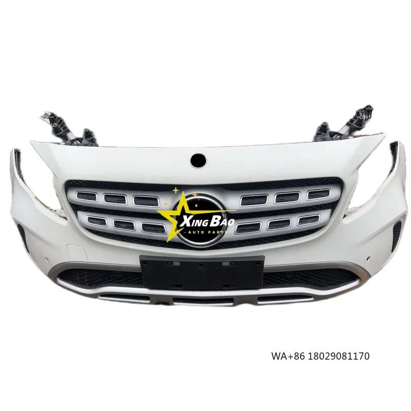 

Оптовый оригинальный автомобильный бампер в сборе для Mercedes Benz GLA 156, автомобильный бампер с решеткой