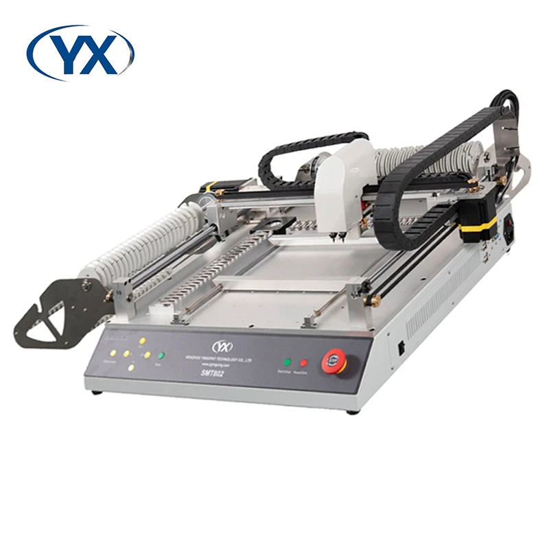 Máquina de Colocación de Componentes SMT802B-S, Pequeña, de Escritorio, Automática, para Montaje de Chips LED, PCB, SMD, SMT, Línea de Producción