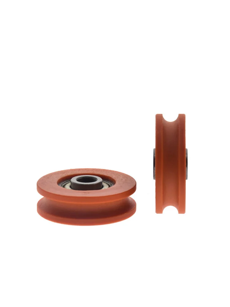 1Pc 6X32X9.5mm furniture pulley wire guide wheel 626ZZ plastic coated nylon bearing wheel roller