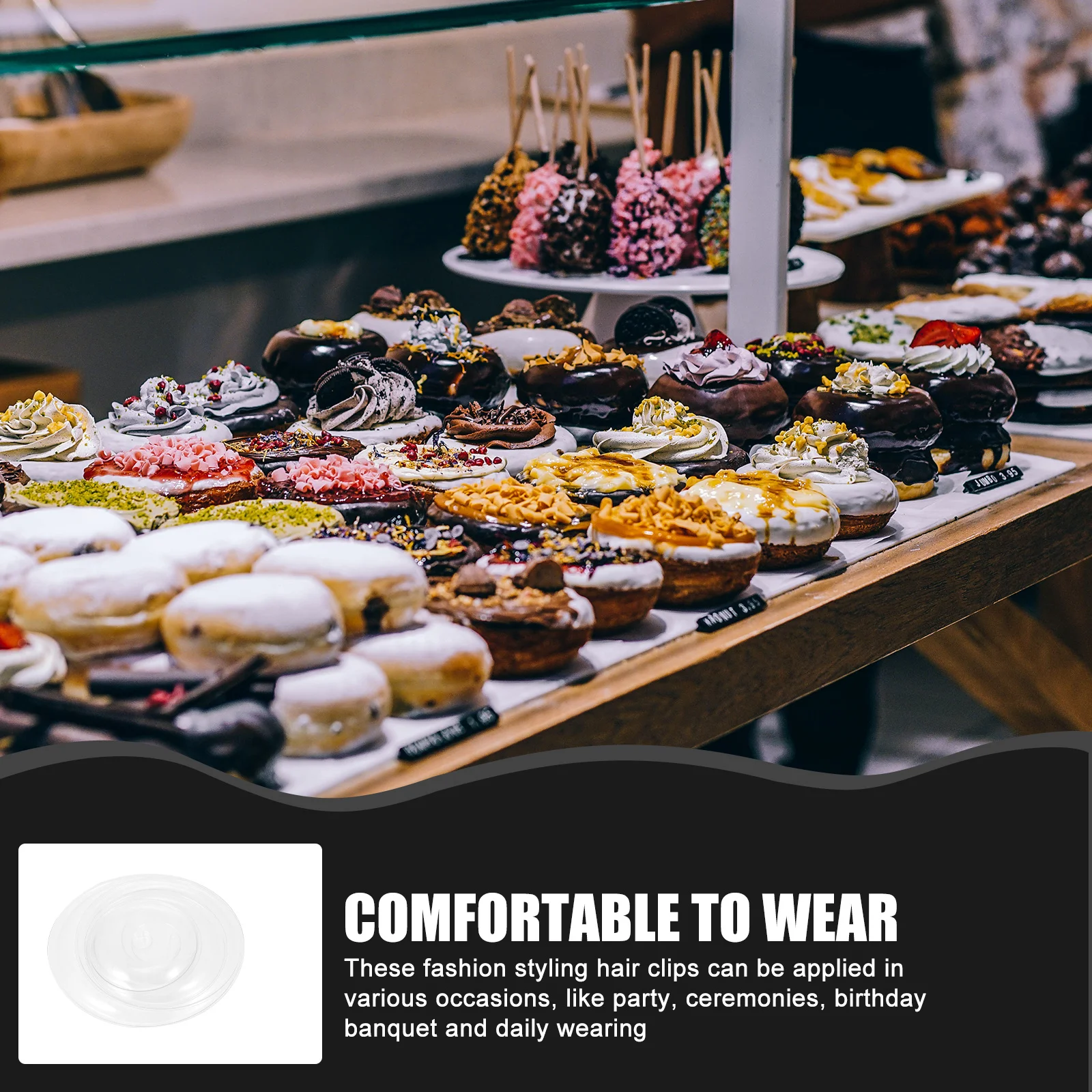 

Macaron Display Stand Transparent Cupcake Holder Space-Saving Design for Party Dessert Wedding Cake Showcasing