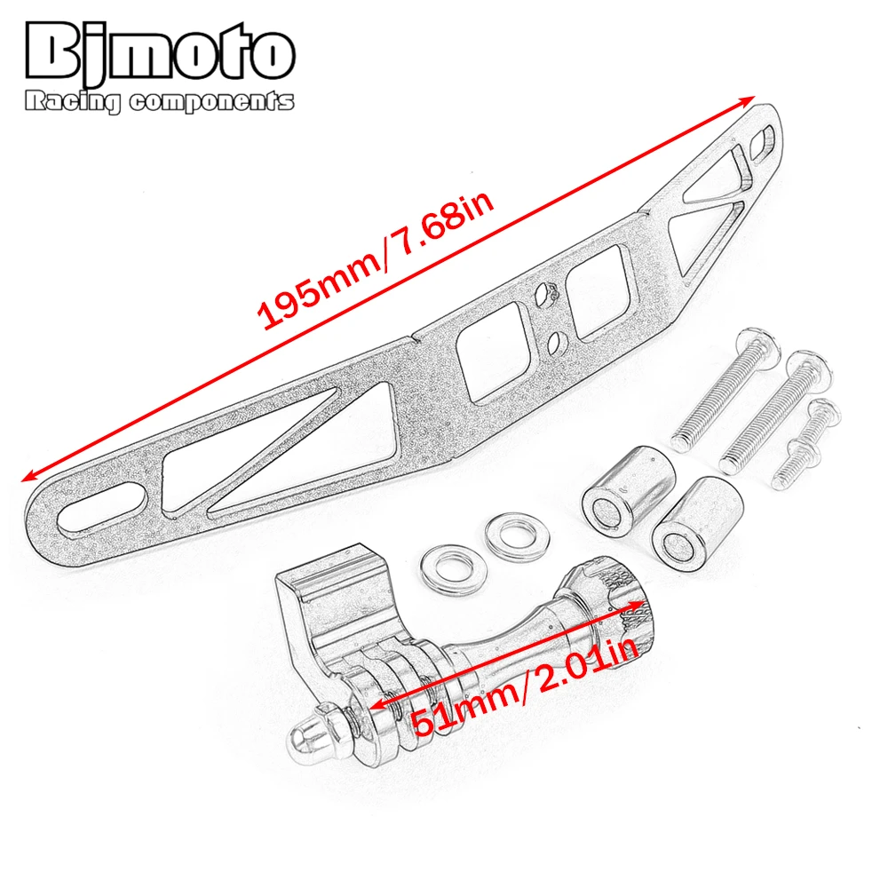 For BMW R1300GS ADV K1600GT/GTL S1000XR F900XR F850GS F750GS Motorcycle Camera Support Camera Windscreen Recorder Holder Bracket