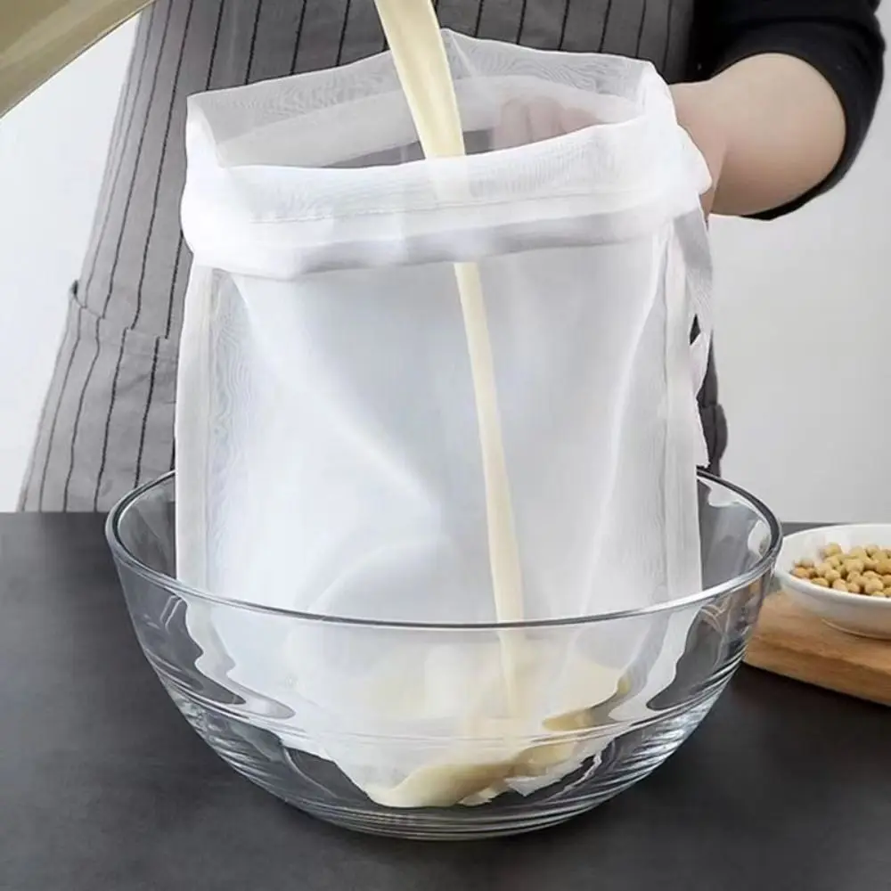 Neue Nylon-Käsetuch-Filterbeutel Gesunde Gewürzfilter Wiederverwendbares Tofu-Sieb