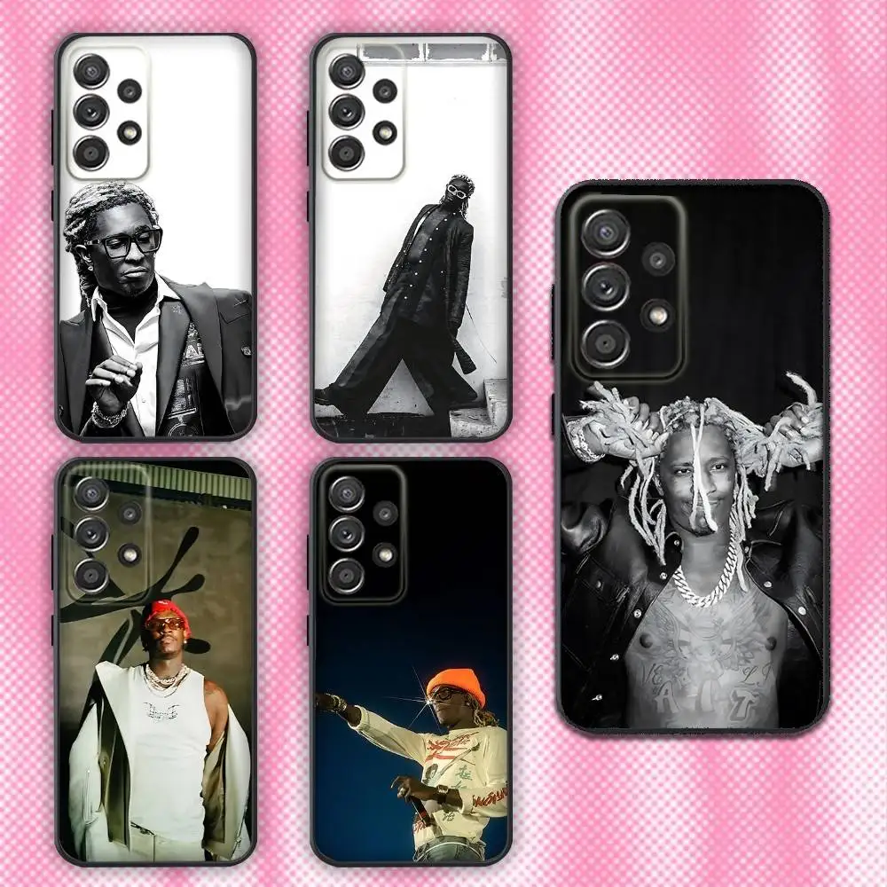 

Singer Y-Young T-Thug Phone Case For Samsung Galaxy A13,A21s,A22,A31,A32,A52,A53,A71,A80,Soft Black Shell