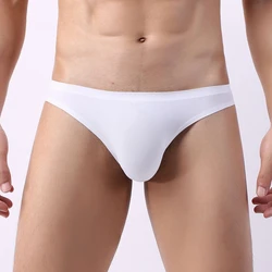 Sexy Men Underwear Summer Sports Traceless calcinha Ice Silk Cool cueca Mesh One Piece sissy calzoncillos hombre boxers & briefs