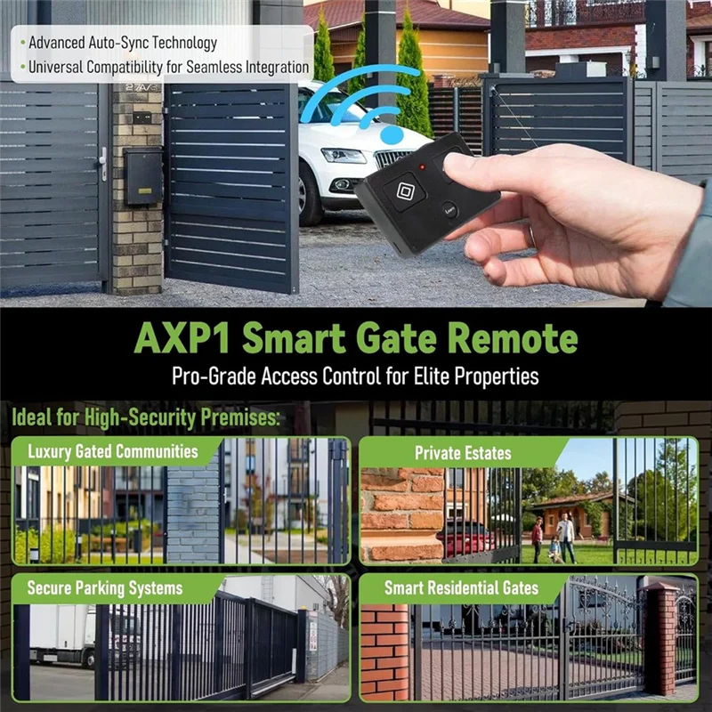 【Flash-Deal!】AXS1 Fernsender für Ghost Control Opener Systems für Ghost Gate Opener Zubehör
