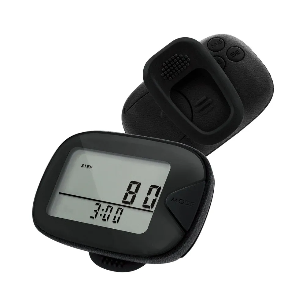 7-Day Memory Pedometer for Walking and For Running Tracks Steps Distance Calories and Exercise Time with 12 24 Hour Display