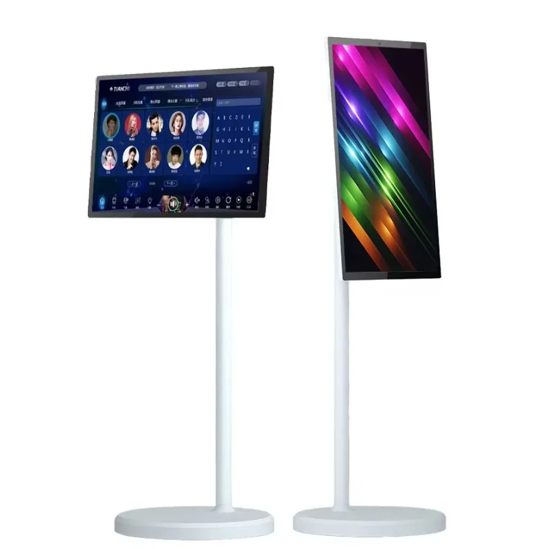 128GB Camera Android Operating System Battery Powered Portable Smart TV Touch Screen Bedroom To Kitchen Mobile Smart TV